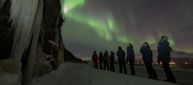 quais são as cores da Aurora Boreal