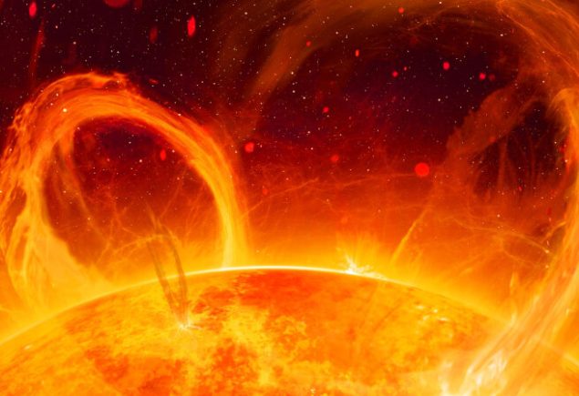 explosão solar